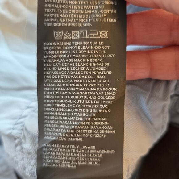 Ermenegildo Zegna Pants Men's 40 Blue Cotton Linen Blend Coastal Casual READ - Picture 9 of 12